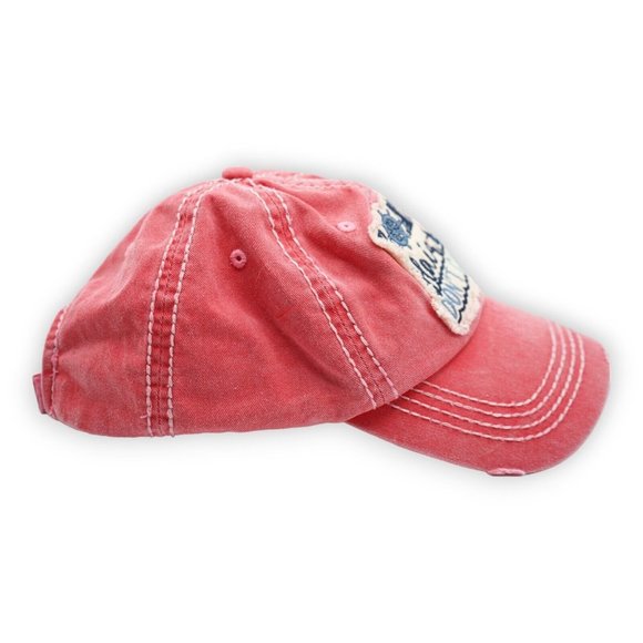 Kbethos Vintage Pink Distressed Baseball Hat Adjustable‎ Back - Picture 5 of 7